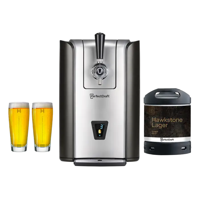 PerfectDraft Pro Hawkstone Lager Starter Bundle 1 PerfectDraft Pro Hawkstone Lager Starter Bundle