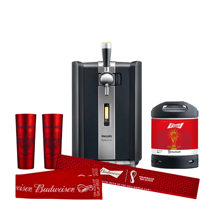 PerfectDraft Budweiser World Cup Starter Bundle 1 PerfectDraft Budweiser World Cup Starter Bundle