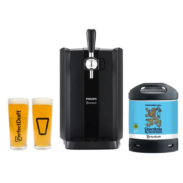 PerfectDraft Black Lowenbrau Starter Bundle