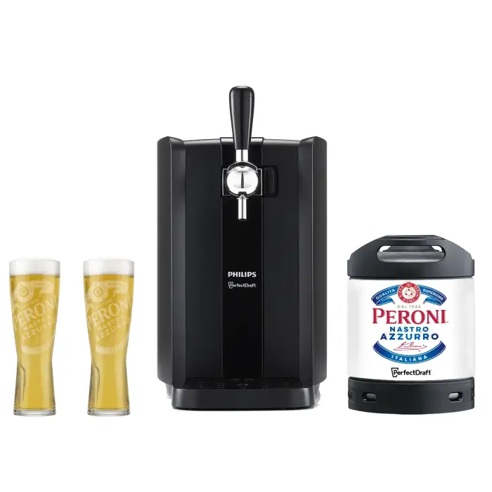 PerfectDraft Black Peroni Nastro Azzurro Starter Bundle 1 PerfectDraft Black Peroni Nastro Azzurro Starter Bundle