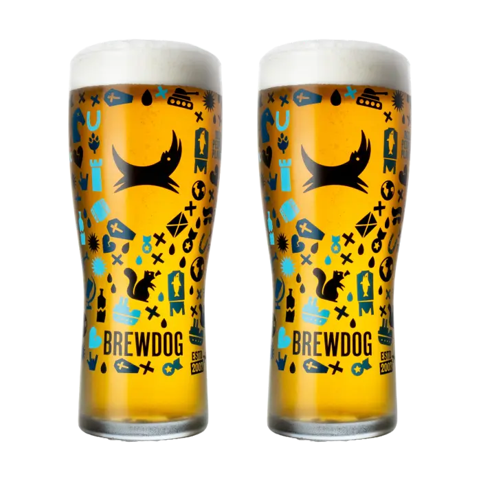 BrewDog Monaco Pint Glass Pack (2 Glasses) 1 BrewDog Monaco Pint Glass Pack (2 Glasses)