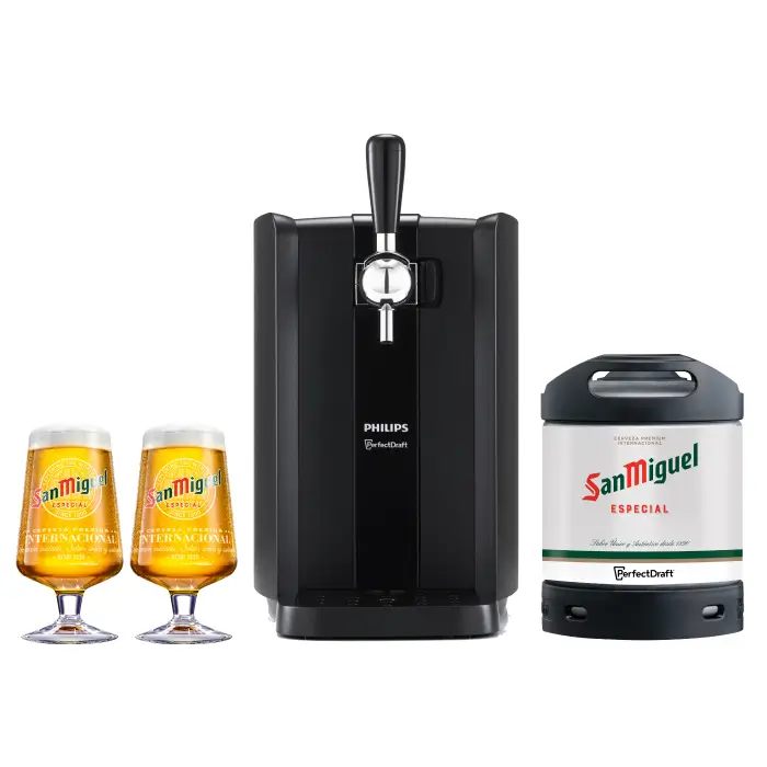 PerfectDraft Black San Miguel Especial Starter Bundle 1 PerfectDraft Black San Miguel Especial Starter Bundle