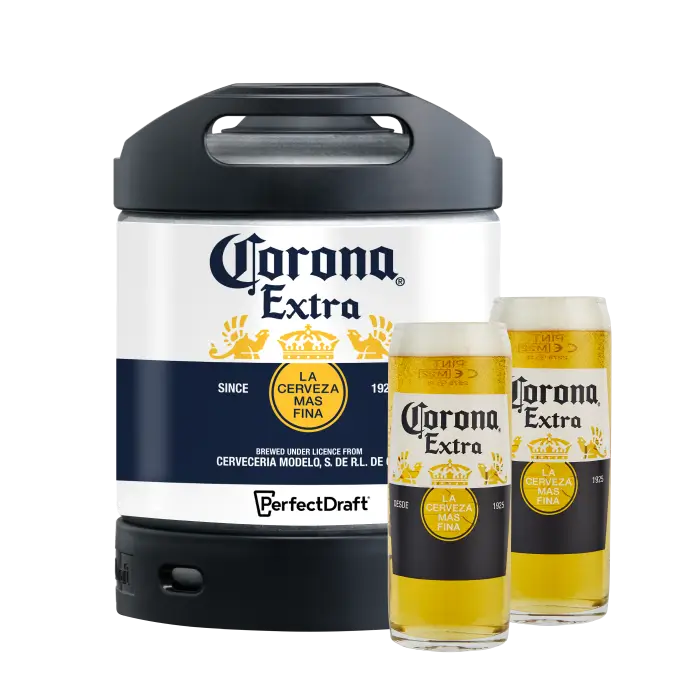 Corona Extra Gift Pack (1 Keg + Merch) 1 Corona Extra Gift Pack (1 Keg + Merch)