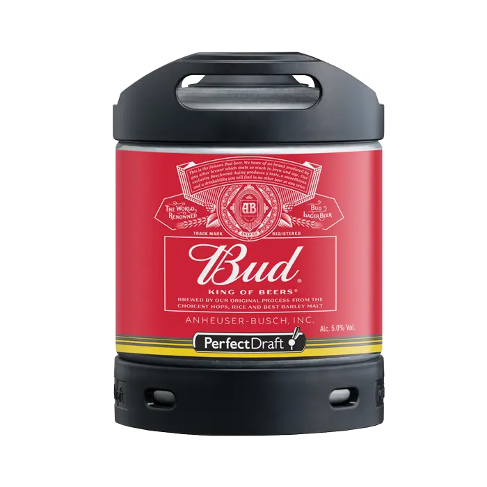 Short Date Budweiser 6L Keg BBE April 2023