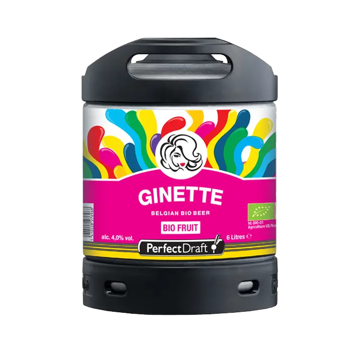 PerfectDraft Ginette Bio Fruit 6L Keg 1 PerfectDraft Ginette Bio Fruit 6L Keg
