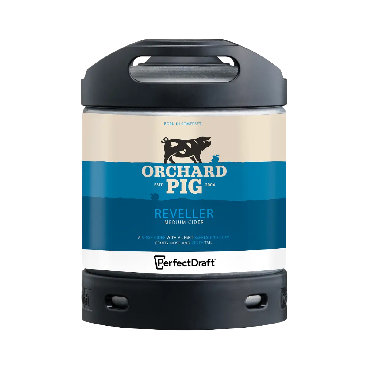 PerfectDraft Orchard Pig Reveller Cider 6L Keg 1 PerfectDraft Orchard Pig Reveller Cider 6L Keg